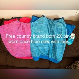 Two bathing suit tops